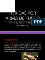 11.- LESIONES POR ARMA DE FUEGO