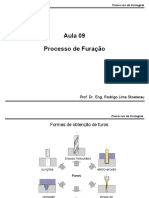 Aula 17 U 2007 1 Processo de Furação