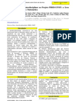 XVI ECODEQ 2009 Avaliação da Ação Interdisciplinar no Projeto PIBID-UFMT a Área de Ciências Naturais e Matemática