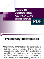 Powerpoint on Fact Finding