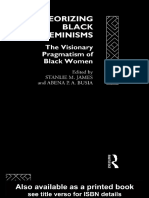 Theorizing Black Feminisms The Visionary Pragmatism of Black Women Stanlie James Abena P. A. Busia