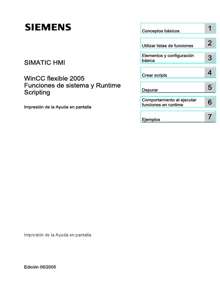Manual Wincc Flexible 2005 | PDF | Lenguaje de escritura | Lenguaje de ...
