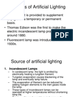 Principle of Artificial Light