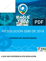 RESOLUCION 3280 Cuidados Del Recien Nacido