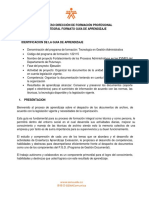 GUÍA de APRENDIZAJE 3 - RAP3 Organizar La Documentación..