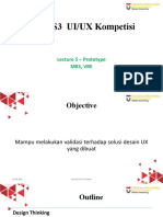 CRI-4S3 UI/UX Kompetisi: Lecture 5 - Prototype MKS, Vre