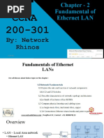 Chapter 2. Fundamentals of Ethernet LANs