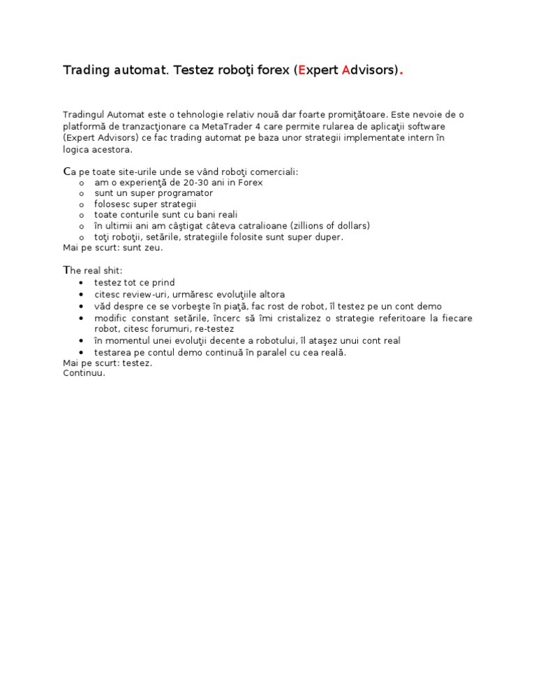 Trading Automat - 