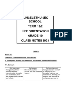 Grade 10 Term 1 and Term 2 Notes