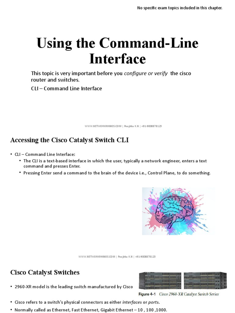 Chapter 4. Using The Command-Line Interface | PDF | Command Line ...