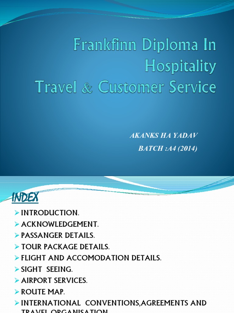 frankfinn travel assignment answers pdf
