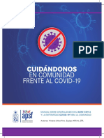 "Cuidándonos Frente Al COVID-19. Departamento de Atención Primaria y Salud Familiar, Campus Sur Medicina. U. Chile. Enero 2021.
