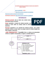 Tabelul Periodic Și Relația Dintre Structura Electronică Și Poziția Unui Element În Tabelul Periodic