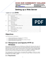 Setting up Web Server