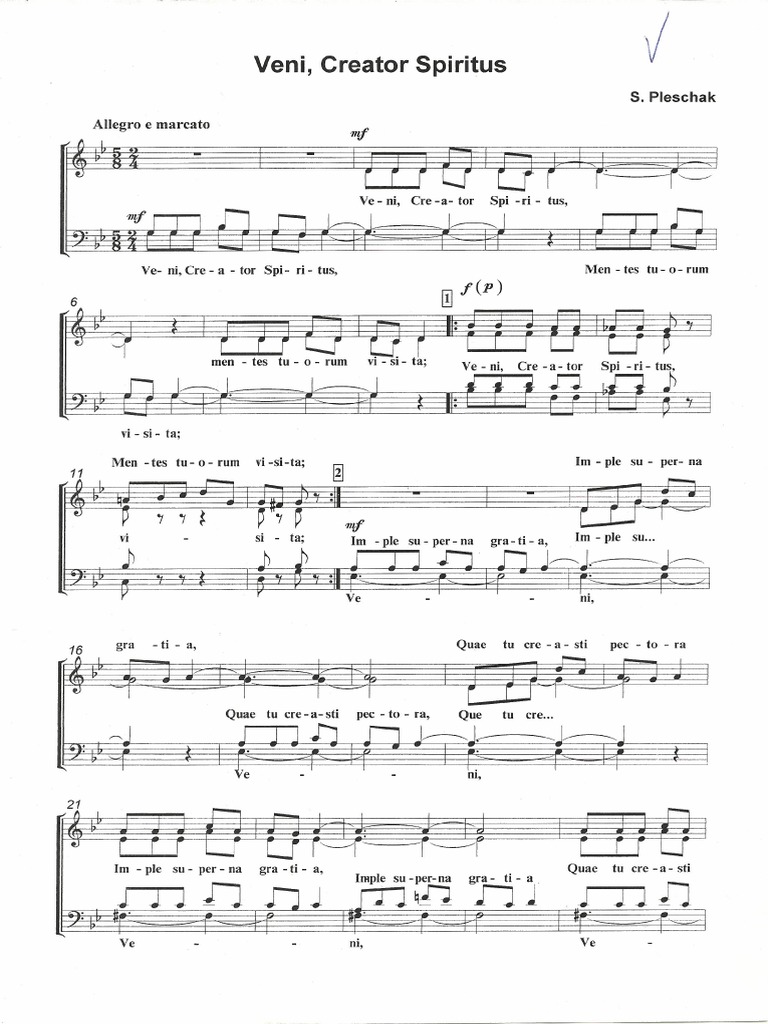 Veni Creator Spiritus Pdf