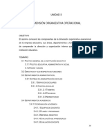 Dimension Organizativa Operacional