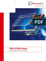 TRS-STAR Touch: Product List Q1/2012