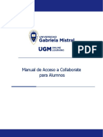 Manual Collaborate para Estudiantes UGM Advance