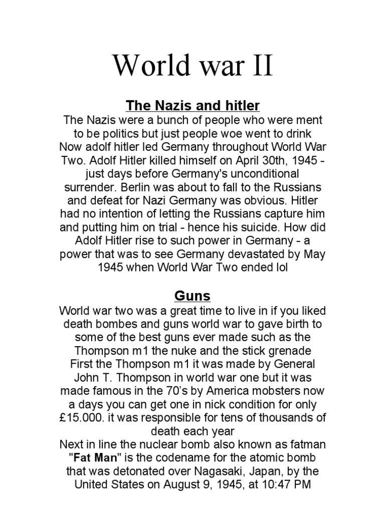 World War II | PDF | World War II | Nazi Germany