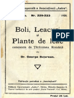 George Bujoreanu Boli Leacuri Şi Plante de Leac Cunoscute de Ţărănimea