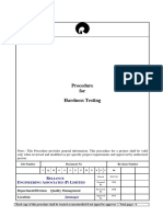 Hardness Testing Procedure