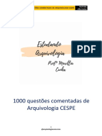 1000 Questões Comentadas de Arquivologia Do CESPE - Material Demonstrativo