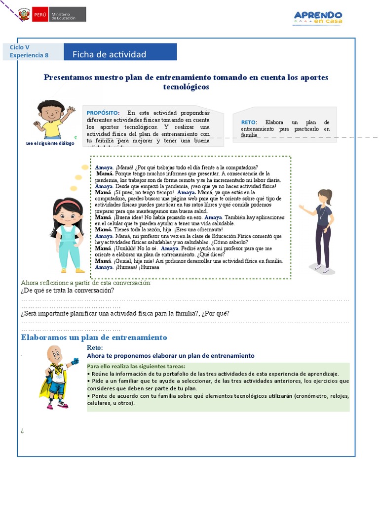 Plan Familiar de Entrenamiento Saludable | PDF | Cognición
