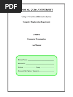 Computer Organization Lab Manual