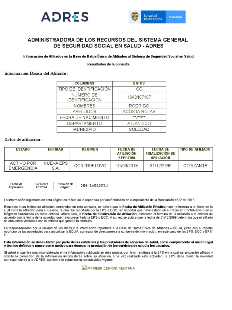 Nueva Eps | PDF | Finanzas y dinero