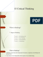 Session 1 Critical Thinking July 2020