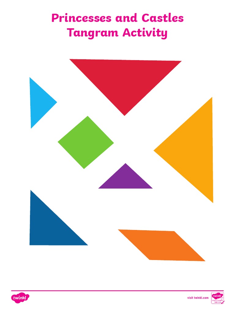 Princesses and Castles Tangram Activity | PDF