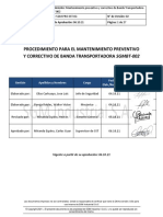 SGM-PRO-SST-02. Procedimiento para El Mantenimiento Preventivo y Correctivo de Bandas Transportadoras SGMBT-002.