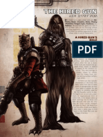 Edge of the Empire - (SWE02a) Career Folio - Hired Gun