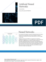 Artificial Neural Networks: Presented By-Pretam Mondal (21XPGDM17)