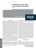 Chemical Characterization of Liver Lipid and Protein From Cold Water Fish Species