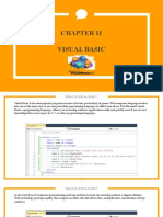 Visual Basic Chapter Explains IDE Components