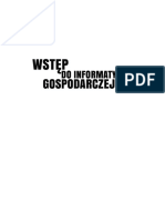 PODRĘCZNIK Wstep Do Informatyki Gospodarczej Zajecia Laboratoryjne 1