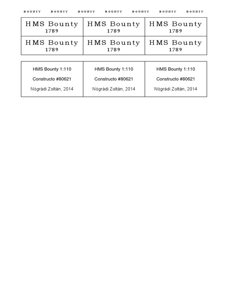 NamePlate v01 | PDF