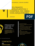 Clase 6 Diplomado Presupuestos y Control de Obra Con Arquimedes