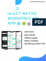 Free Chapter React Native Wordpress API Ebook