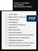 17 Steps To First Wholesale Deal