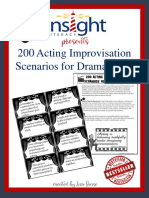 200 Acting Improvisation Scenarios For Drama Class: Presents