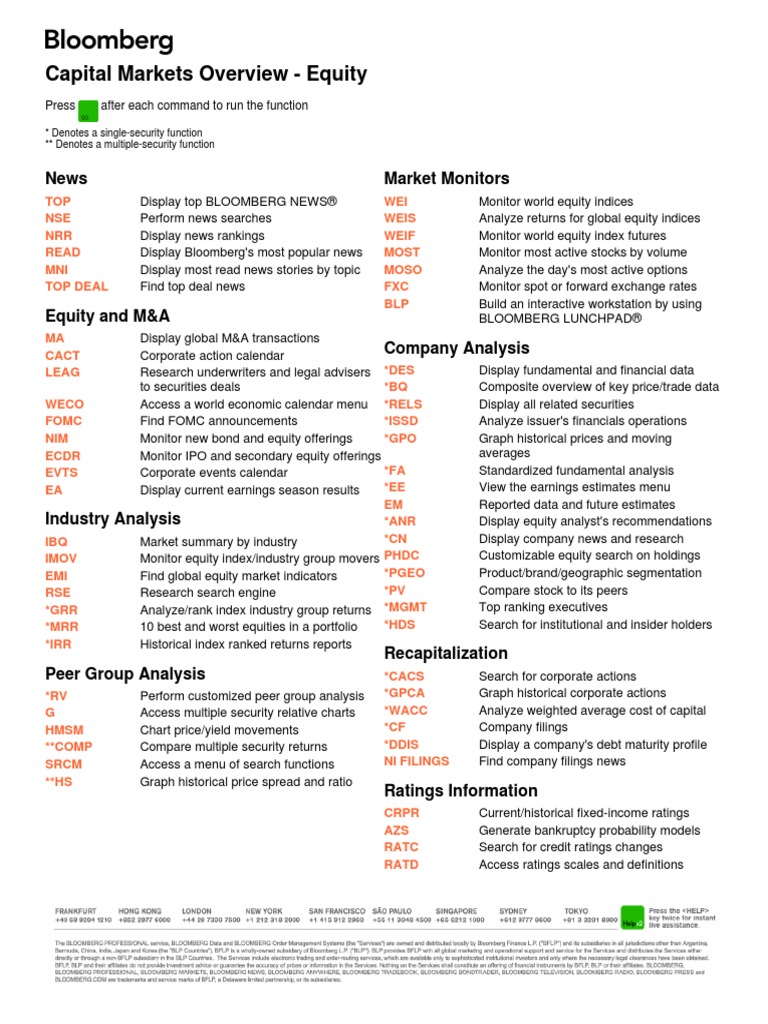 Capital Markets Overview Equity | PDF | Stocks | Stock Market Index