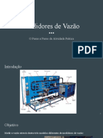 Apresentação Aula Prática Medidores de Vazão