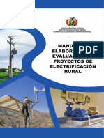 Manual para La Elaboración y Evaluación de Proyectos de Electrificación Rural