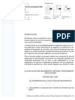 PDF El Sufrimiento de La Evaluacion Del Rendimiento DD