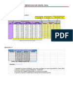 Ejercicios Excel 2016