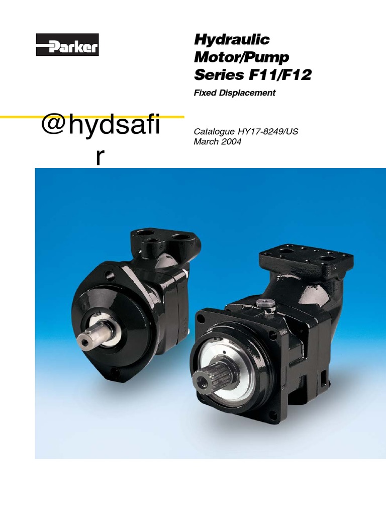 hydsafi R Hydraulic Motor/Pump Series F11/F12 PDF Piston Pump