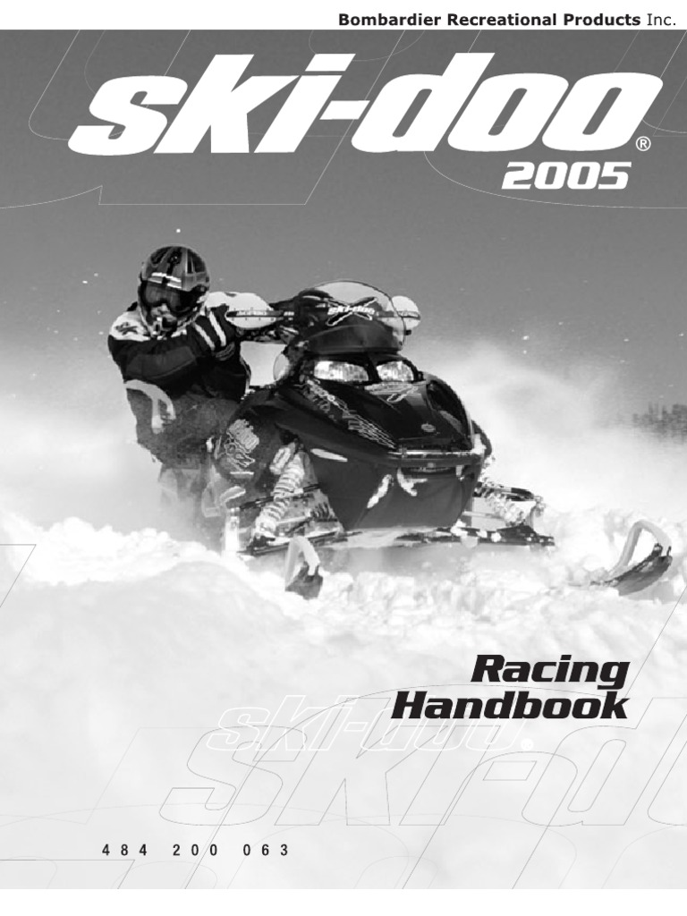 Racing Ski-Doo A | PDF | Ignition System | Cylinder (Engine)