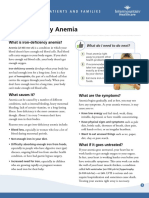 Iron Deficiency Anemia Fact Sheet